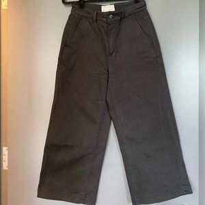 Everlane Wide Leg Crop Pant Black [Size 4 Short]